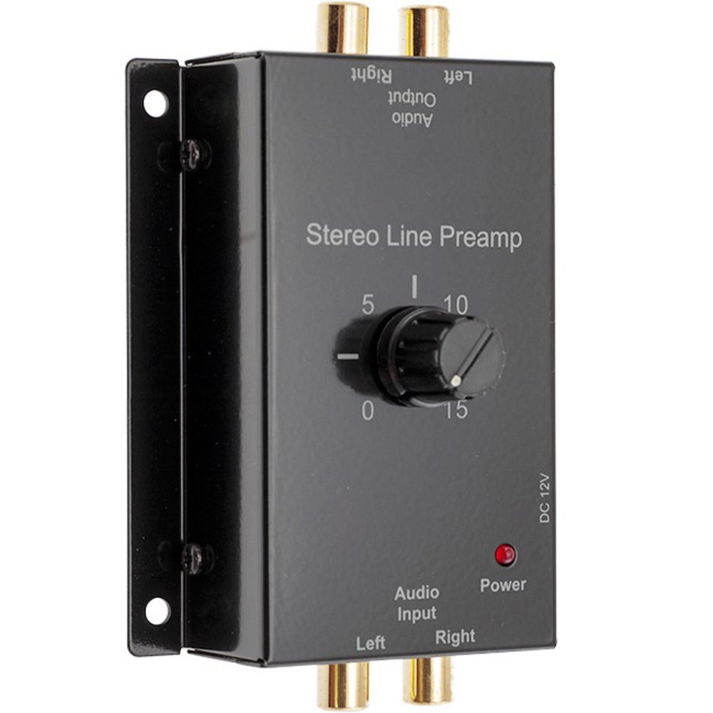 Pro1327 Stereo Audio Line Preamp/ Pre-Amp/ Pre Amplifier Gain Control 0-15Db