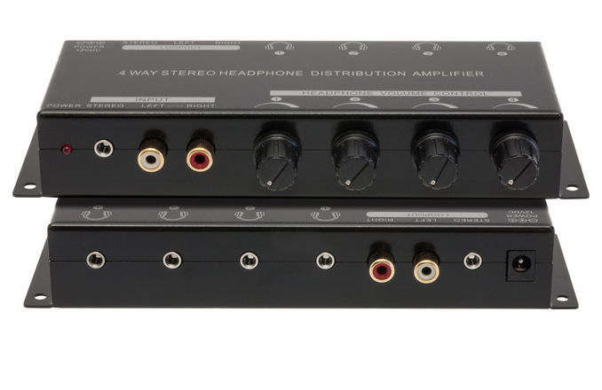 4 Way Stereo Headphones Distribution Power Pa Amplifier