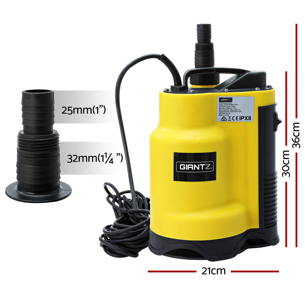 Giantz Garden Water Submersible Pump 750W