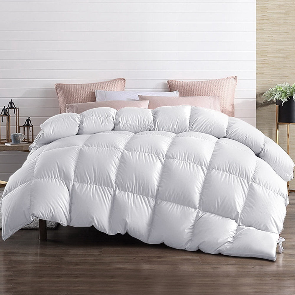 Giselle Goose Down Feather Quilt 700GSM Queen