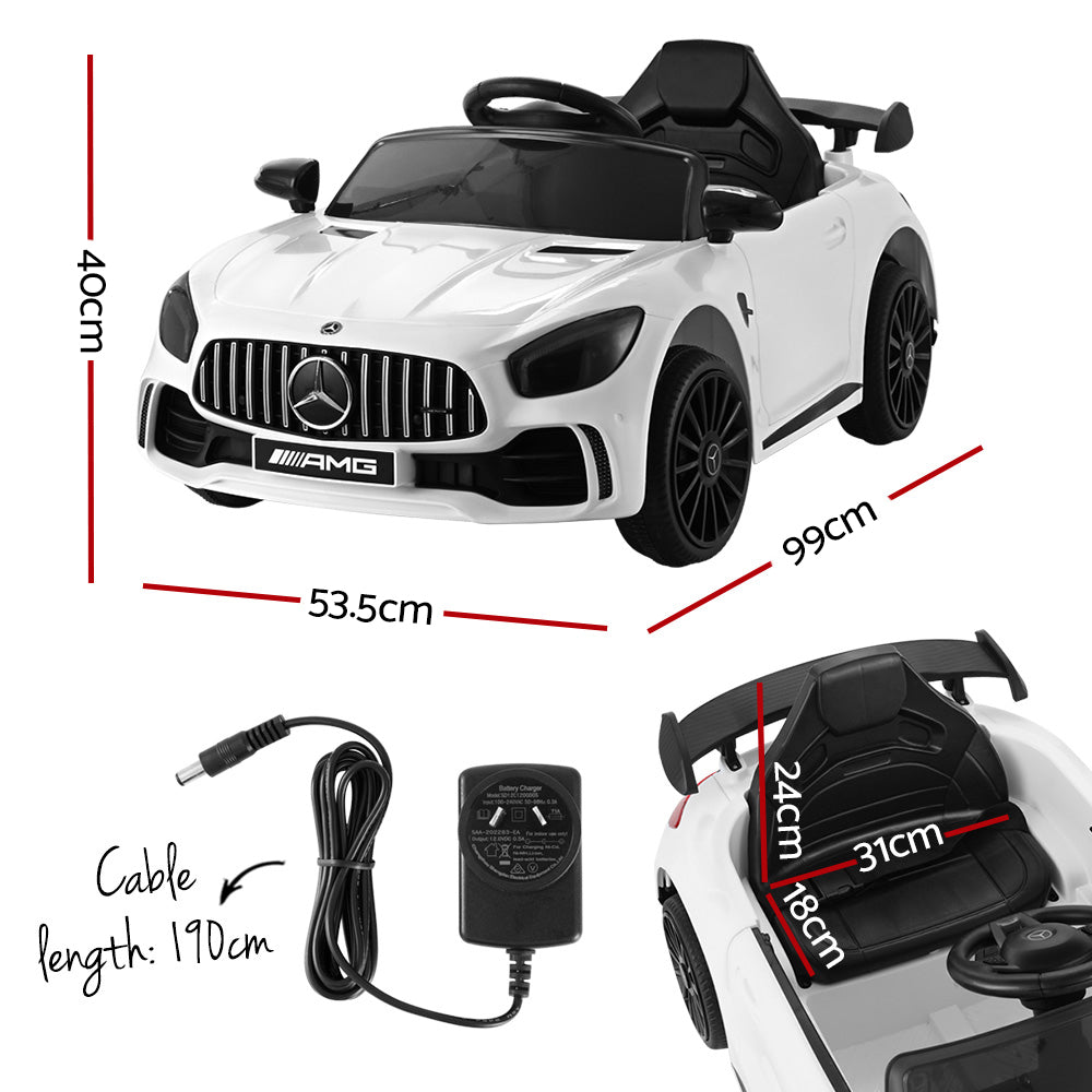 Mercedes-Benz Ride On Car Kids Electric White