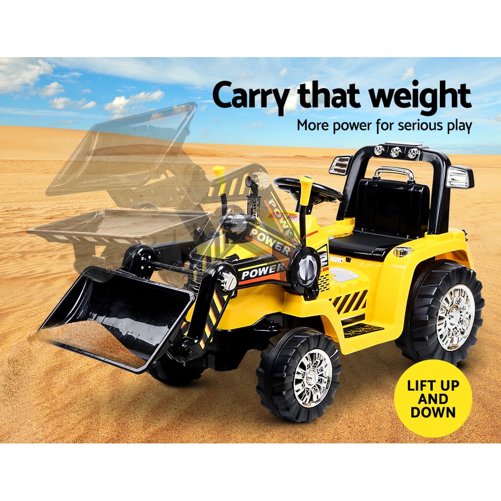 Rigo Electric Ride On Car Bulldozer Digger