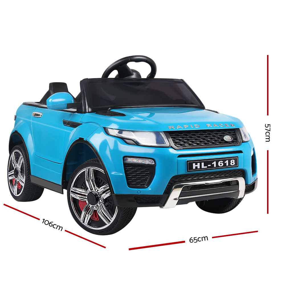 Rigo Electric Ride On Car 12V Battery SUV Blue