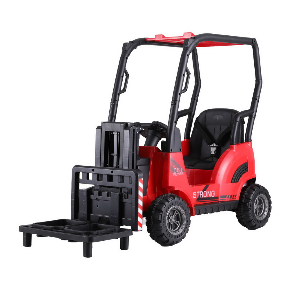 Rigo Kids Electric Ride On Car Forklift Loader 12V - Red