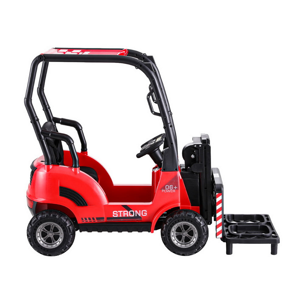 Rigo Kids Electric Ride On Car Forklift Loader 12V - Red