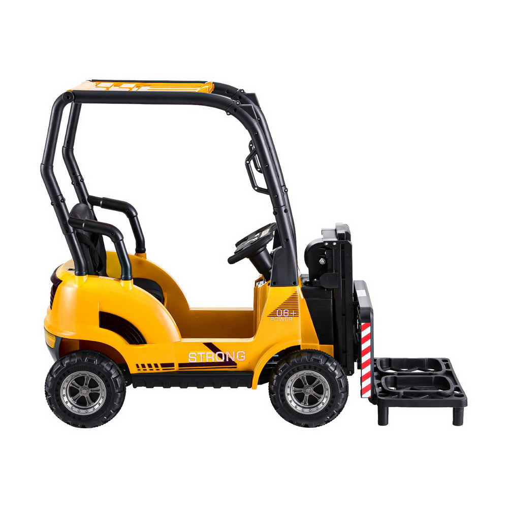 Rigo Kids Electric Ride On Car Forklift Loader 12V - Yellow