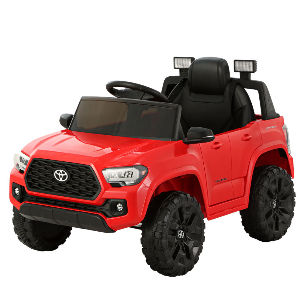 Toyota Ride On Car Kids Electric Jeep Red