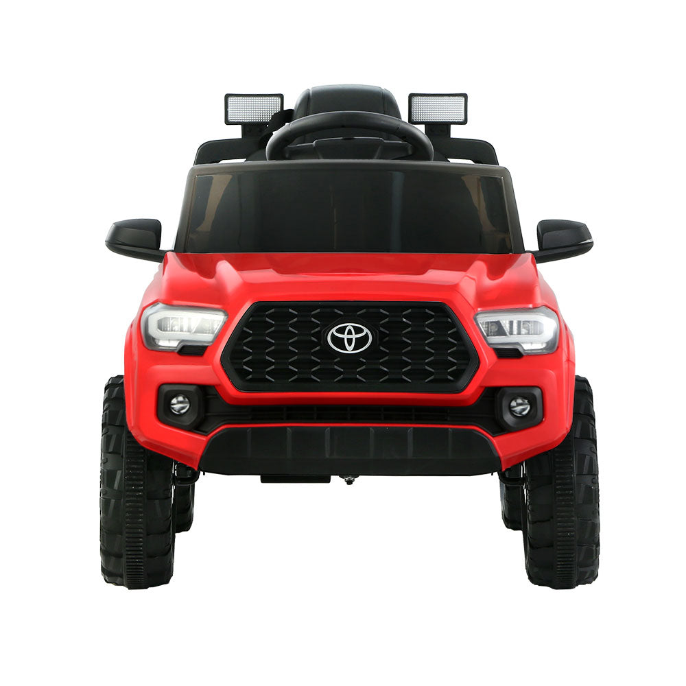 Toyota Ride On Car Kids Electric Jeep Red