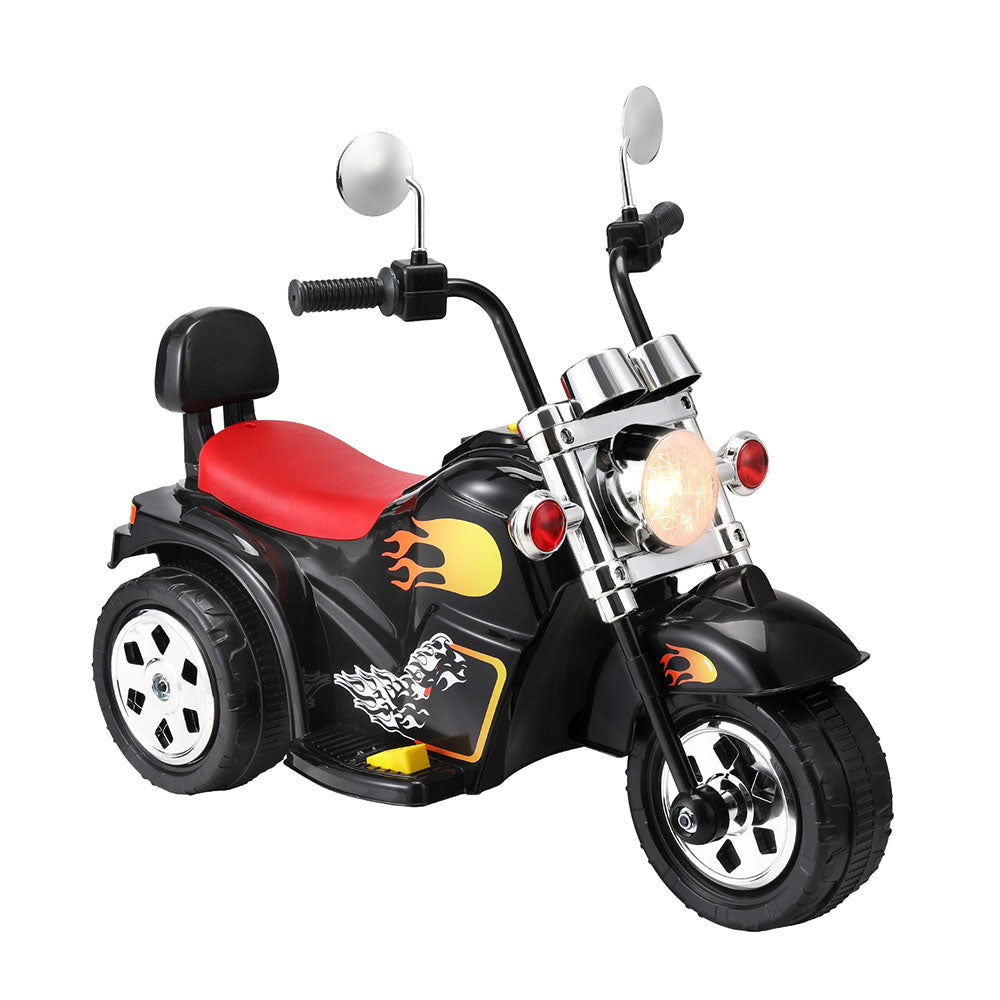 Rigo Kids Ride On Car Motorcycle 6V - Black