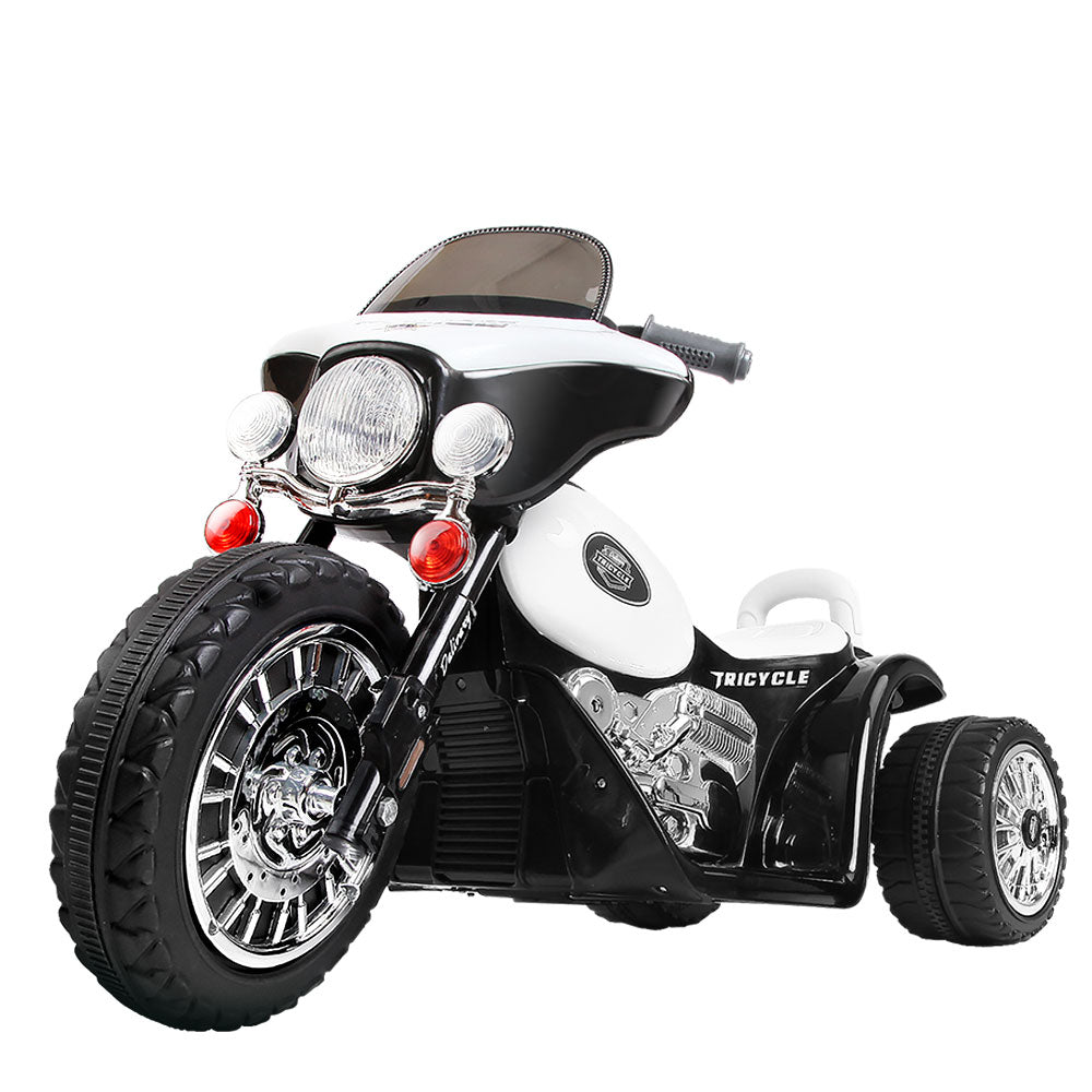 Rigo Electric Ride On Motorcycle Harley Style Black