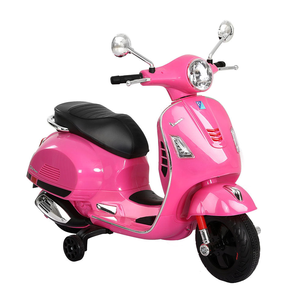 Rigo Ride On Motorbike VESPA Licensed Toys Pink