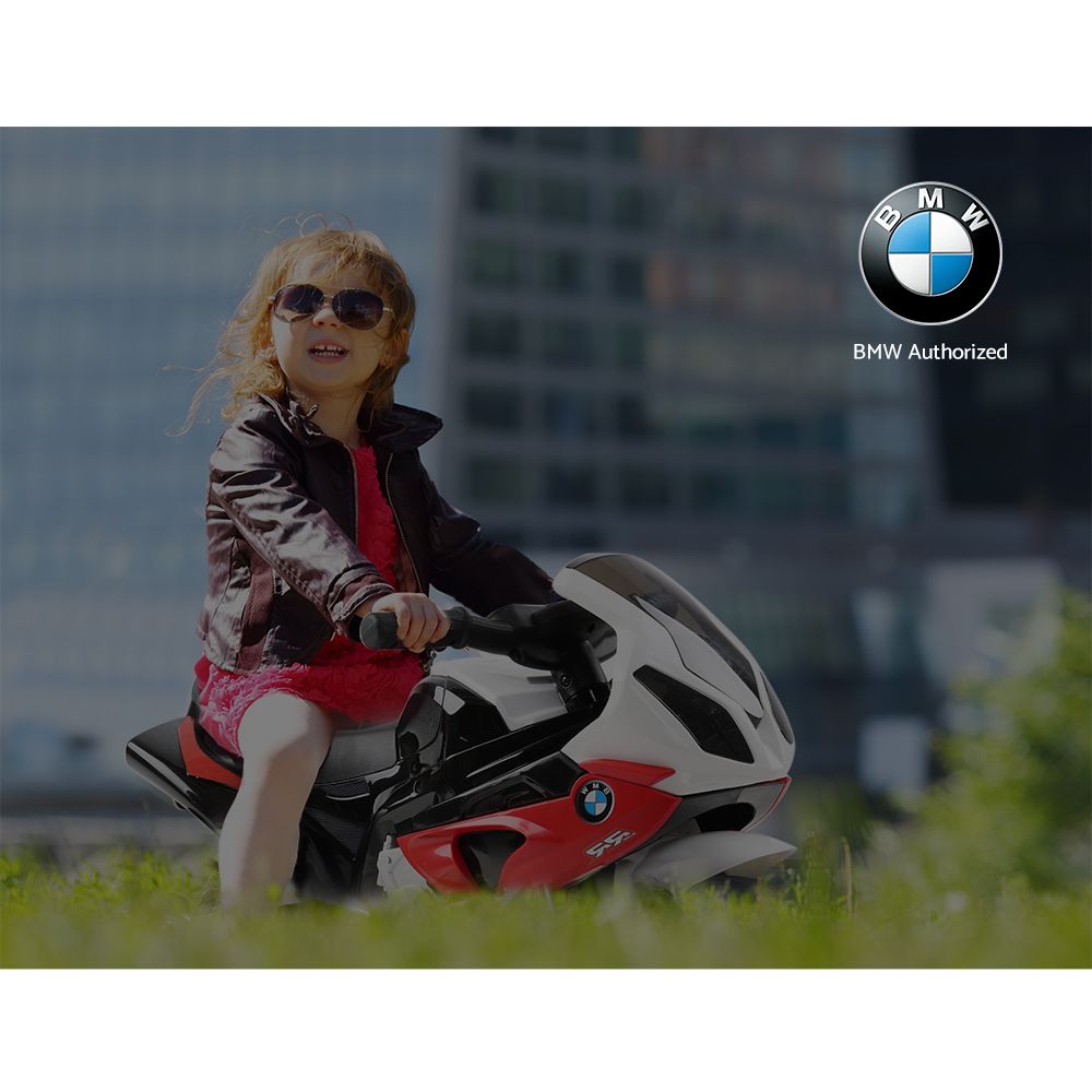 Rigo Electric Ride On Motorbike BMW Red