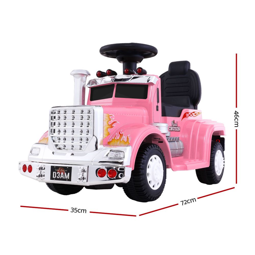 Rigo Ride On Truck Car Kids Toy Pink