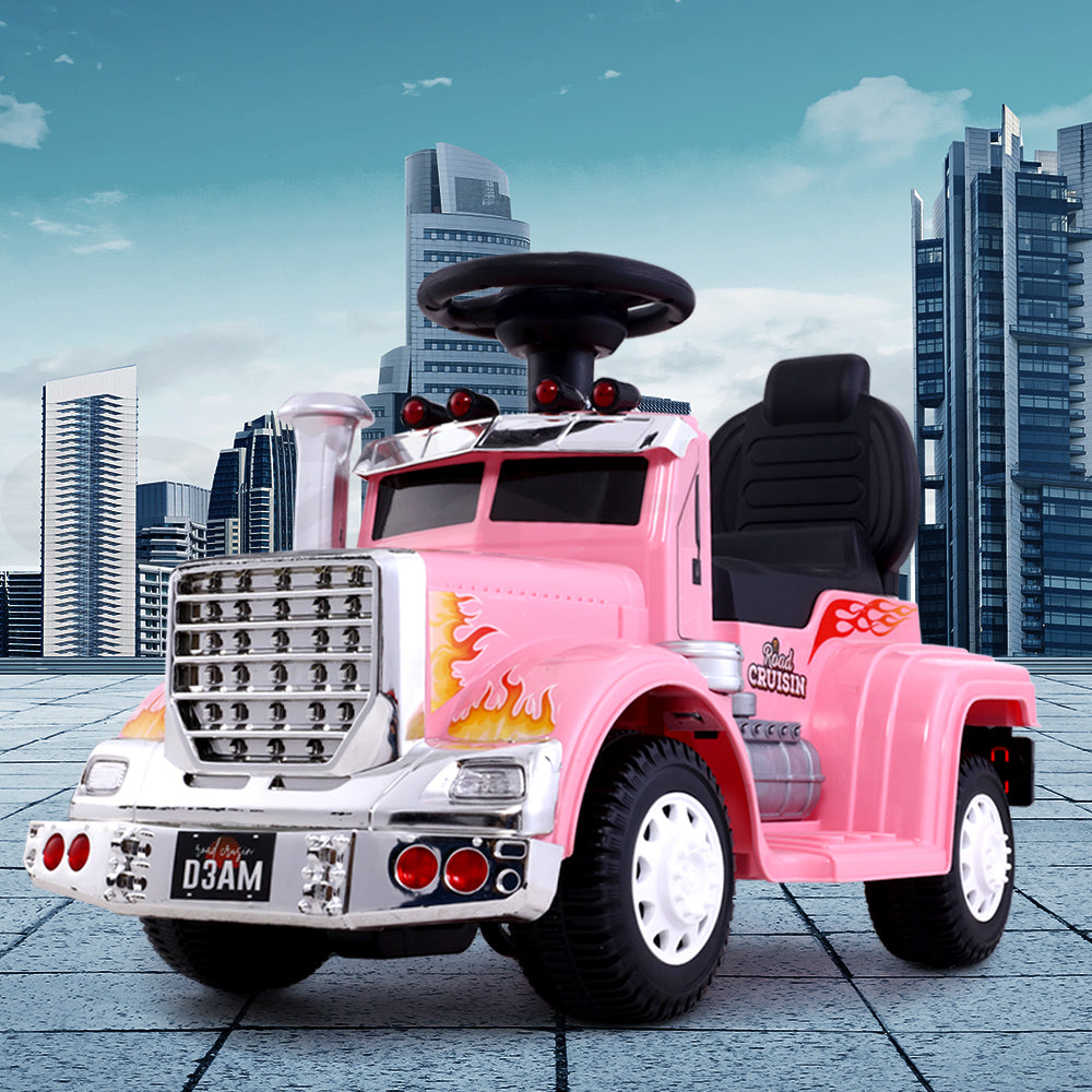 Rigo Ride On Truck Car Kids Toy Pink