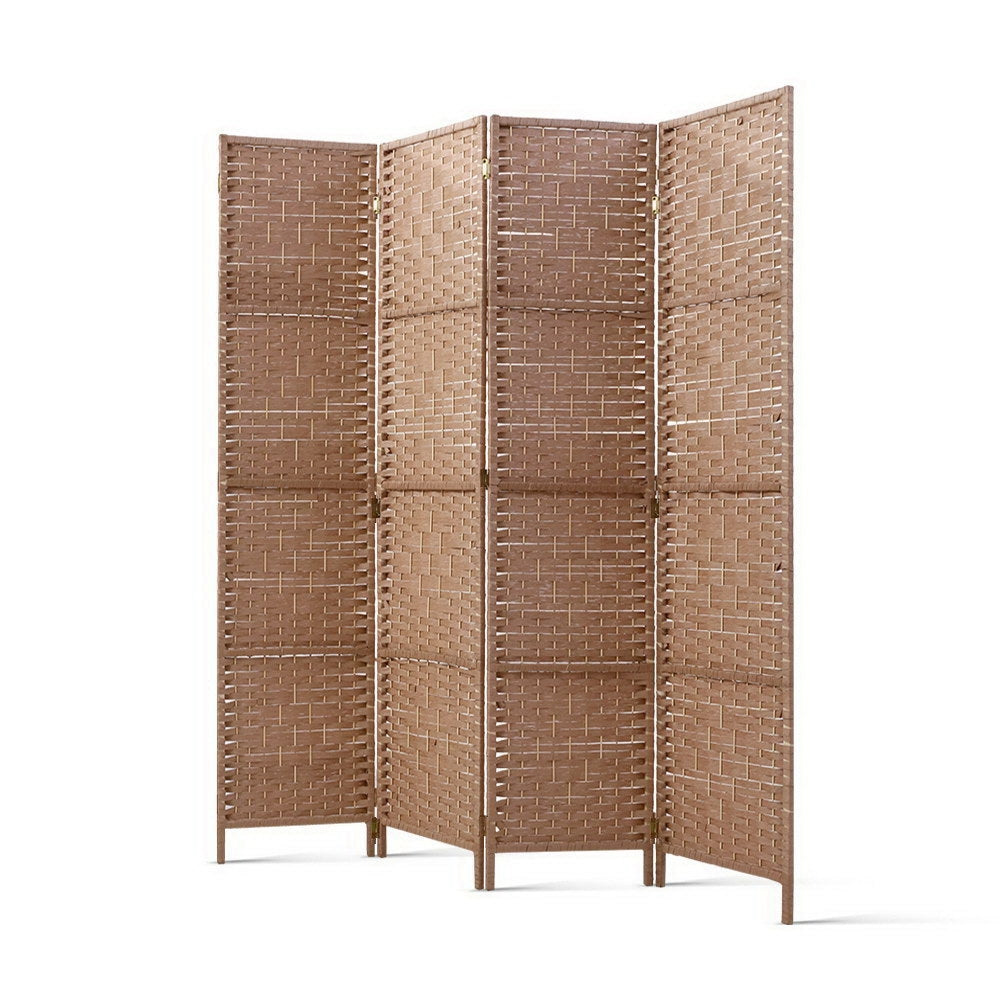 Artiss 4 Panel Room Divider Natural