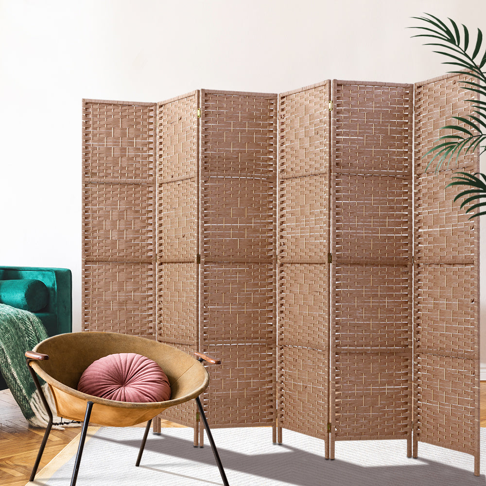 Artiss 6 Panel Room Divider Natural