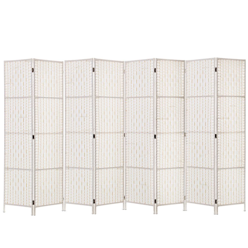 Artiss Wooden 8 Panel Room Divider White