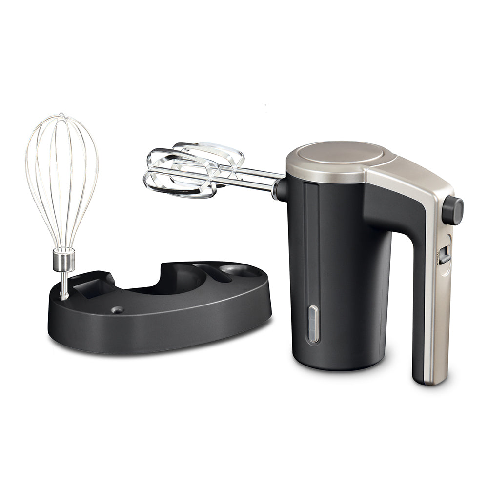 Geek Chef Rechargeable Cordless Electric Hand Mixer &amp; Whisk - Black