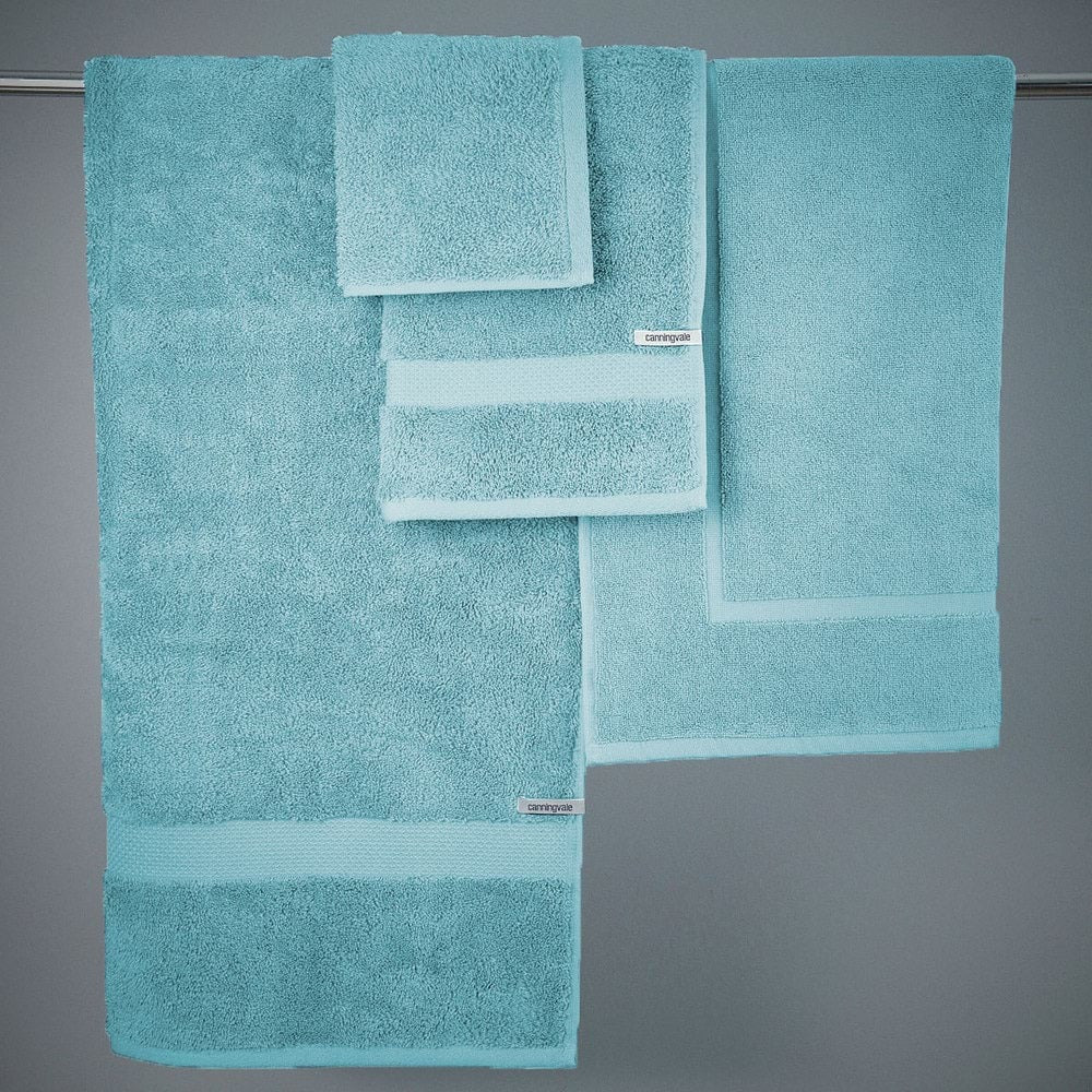 8pc Canningvale Royal Splendour Home Decor Bathroom Towel Set Aqua Foam