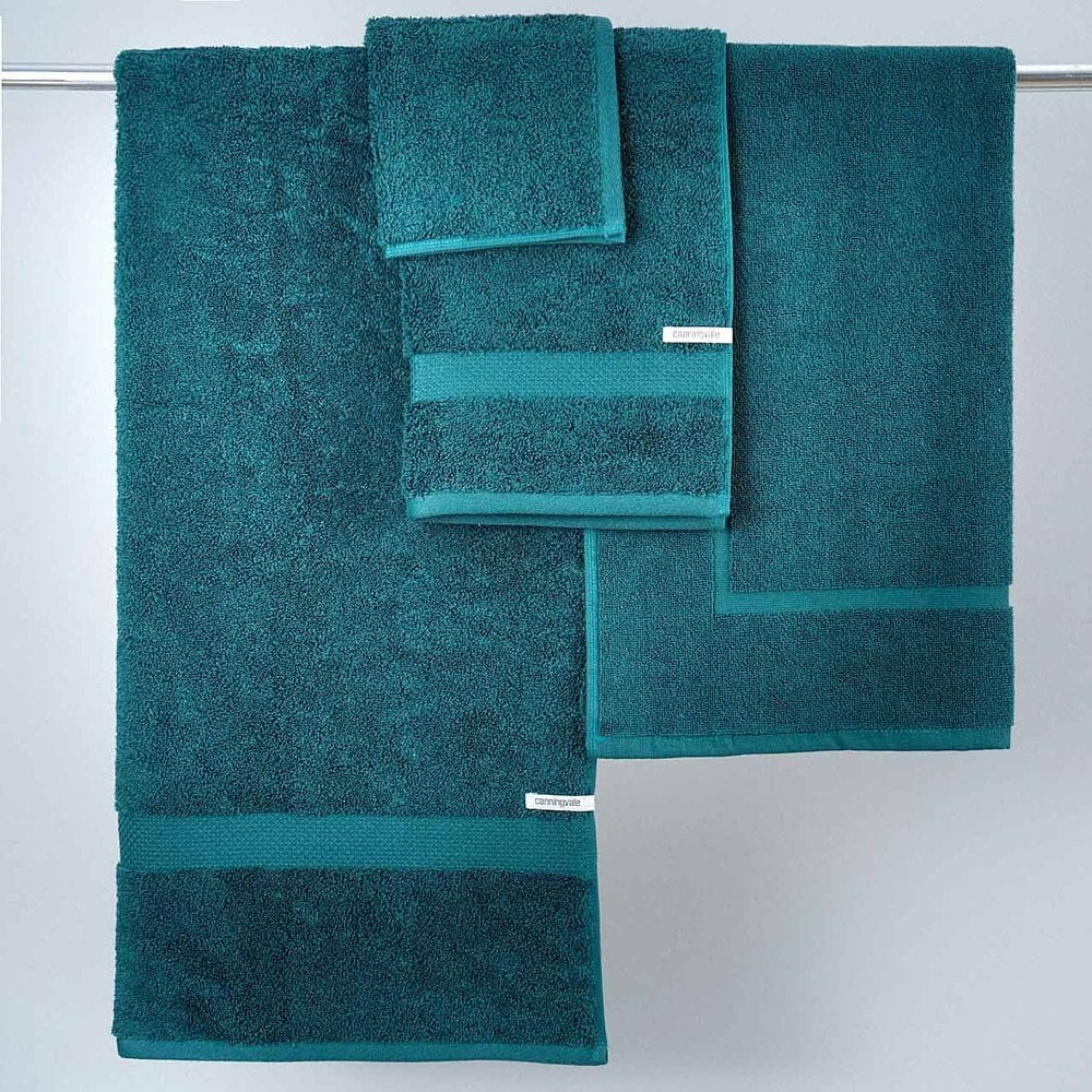 8pc Canningvale Royal Splendour Home Decor Bathroom Towel Set Azzurrite Teal