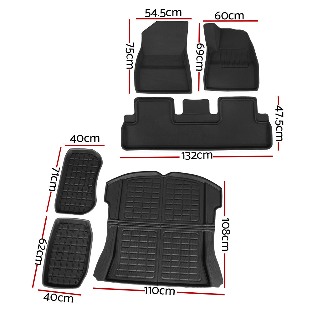 Weisshorn Car Mats for Tesla Model 3