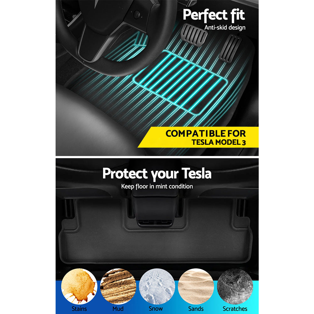 Weisshorn Car Mats for Tesla Model 3