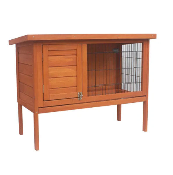 Little Buddies Standing Wooden Rabbit Hutch 915x450mm