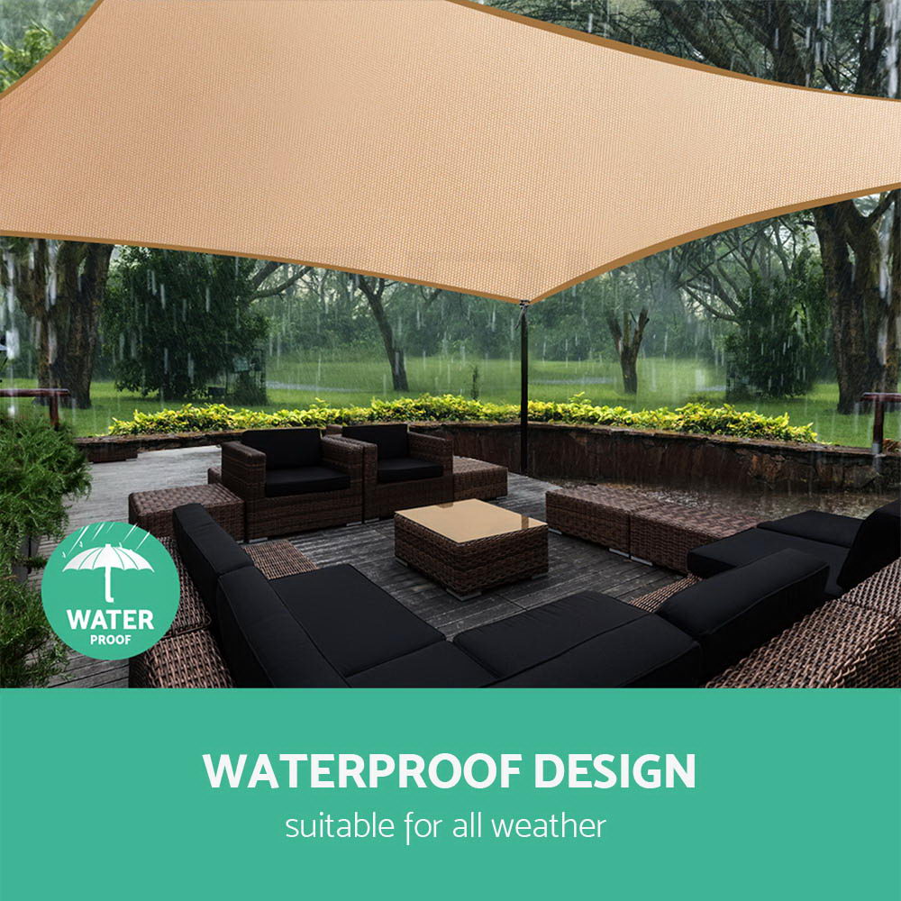 Instahut Waterproof Shade Sail 3x4M