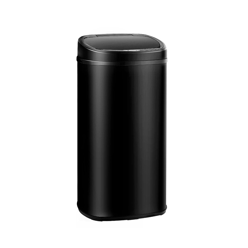 Devanti Motion Sensor Bin Black 68L