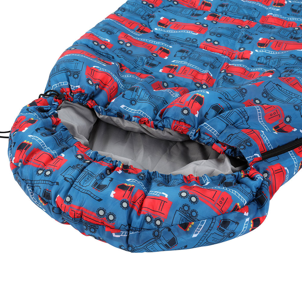 Weisshorn Sleeping Bag Kids Single 180cm Thermal Blue