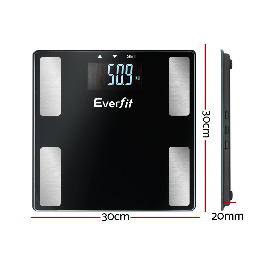 Everfit Digital Bluetooth Weight Scales 180CM Black