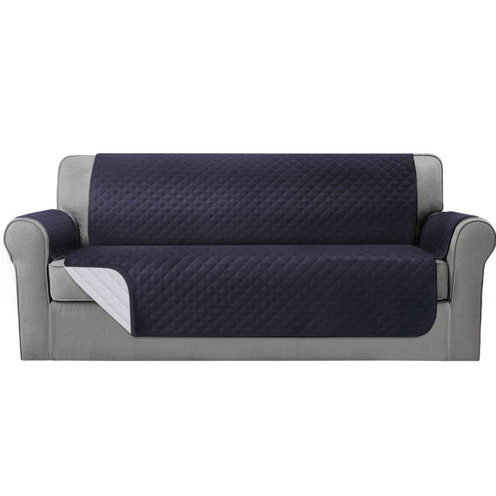 Artiss 100% Water Resistant 4 Seater Sofa Cover Dark Grey