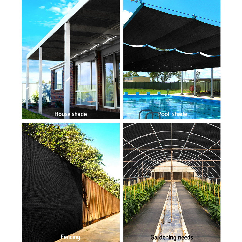 Instahut 1.83 x 20M Shade Sail - Black