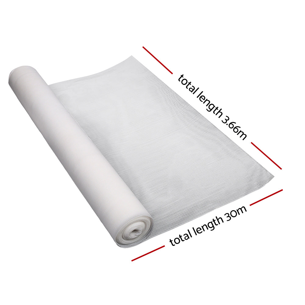 Instahut 3.66 x 30M UV Shade Sail - White