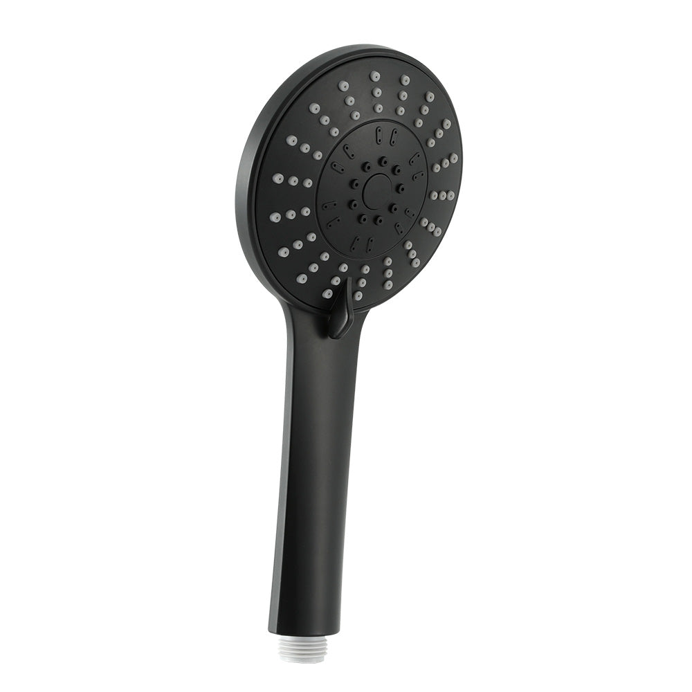 Handheld Shower Head 4.5 5 Modes Round Black