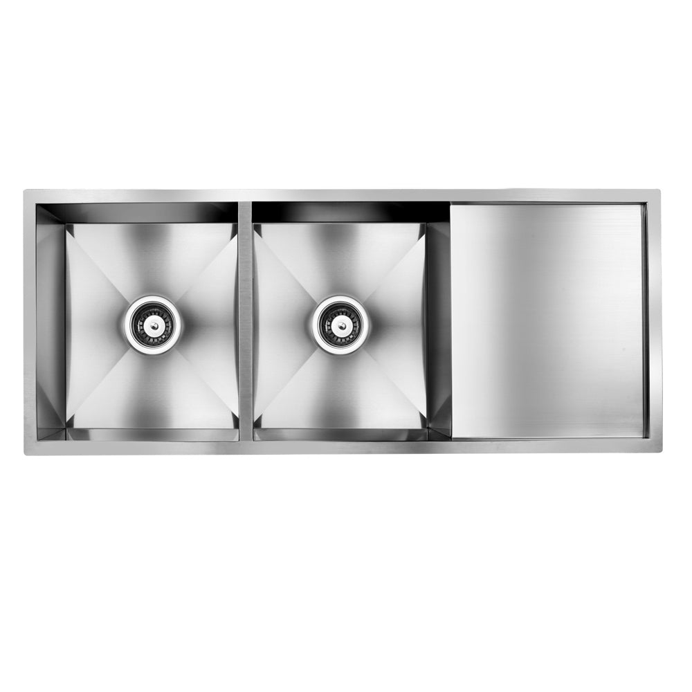 Cefito Stainless Steel Kitchen Sink Silver 111cm x 45cm