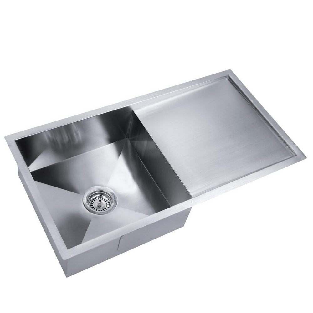 Cefito Stainless Steel Kitchen Sink Silver 87cm x 45cm