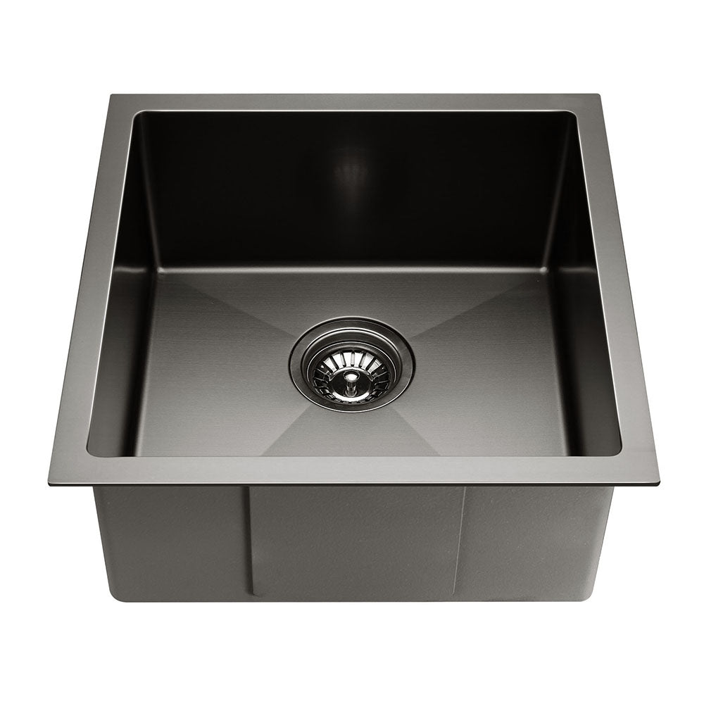 Cefito Stainless Steel Kitchen Sink Black 44cm x 44cm