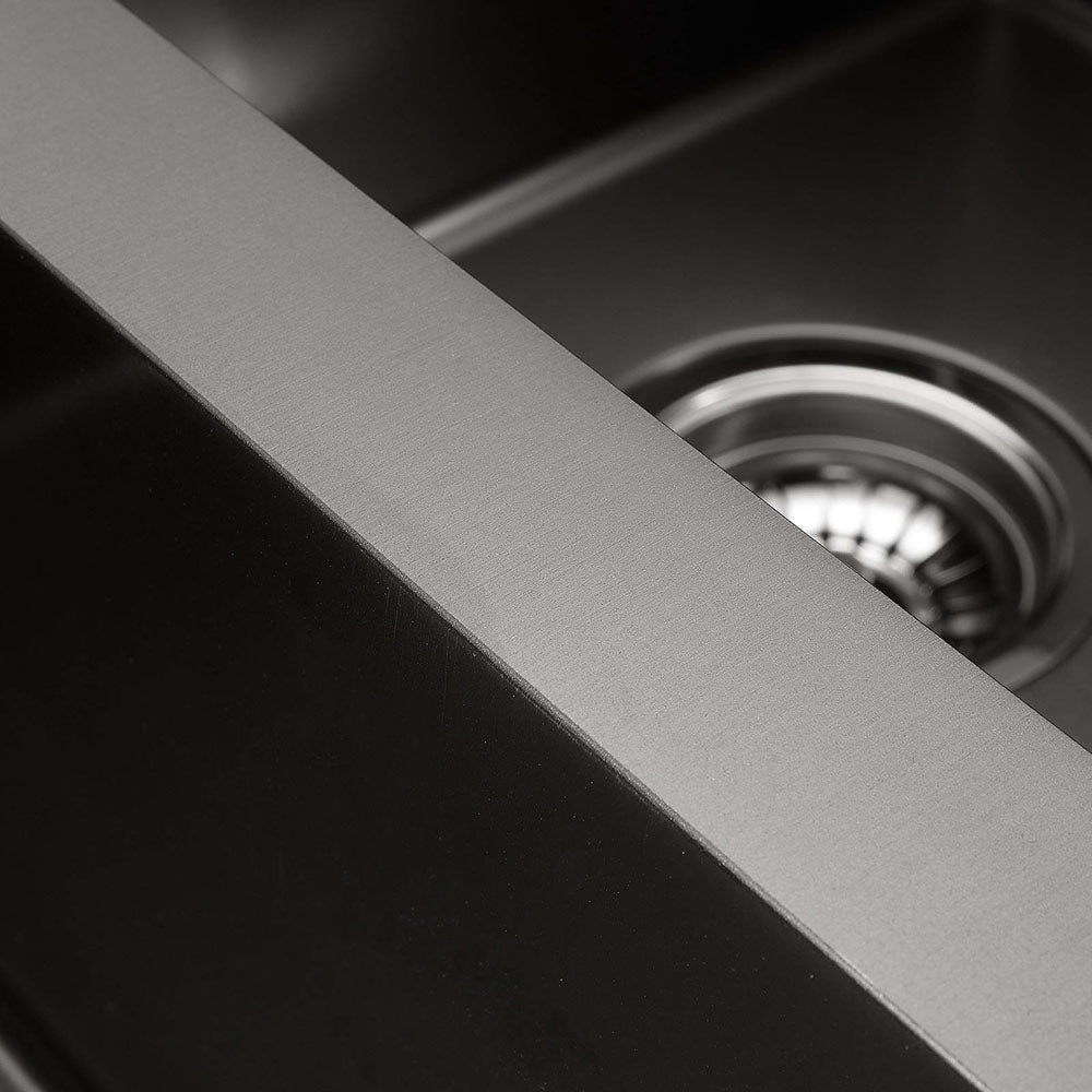 Cefito Stainless Steel Kitchen Sink Black 44cm x 44cm