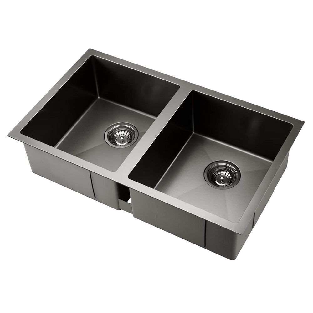 Cefito Stainless Steel Kitchen Sink Black 77cm x 45cm