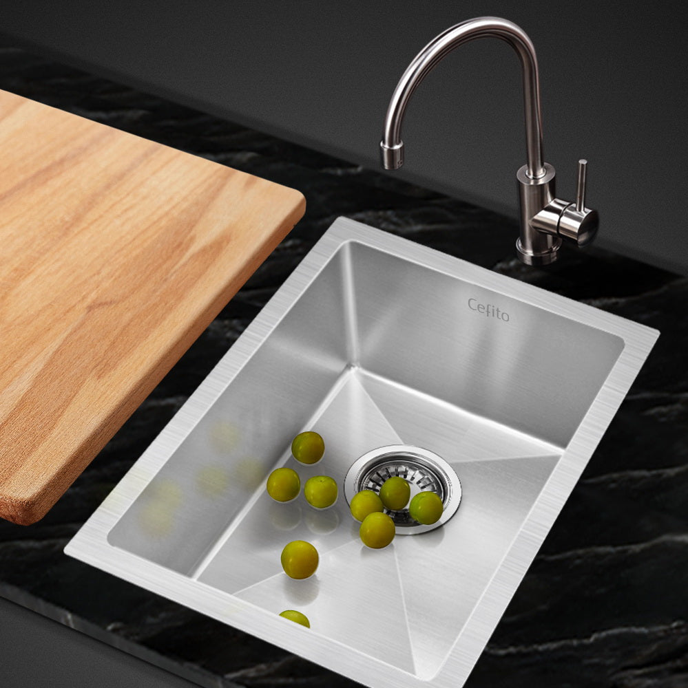 Cefito Stainless Steel Kitchen Sink Black 34cm x 44cm