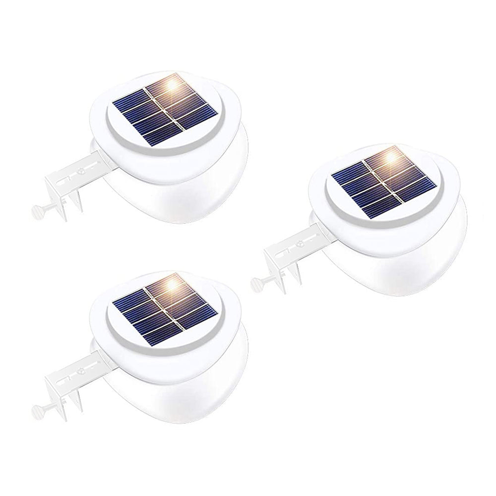 Lenoxx Solar Multipurpose Light (3-Piece, White) w/ Screw &amp; Mount, Energy-Saving