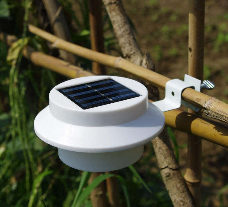 Lenoxx Solar Multipurpose Light (6-Piece, White) w/ Screw &amp; Mount, Energy-Saving