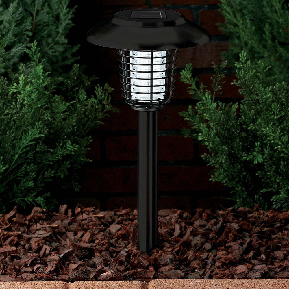 Lenoxx Lenoxx Wireless Solar-Powered Mosquito Killer Lamp (2-Piece, Black)