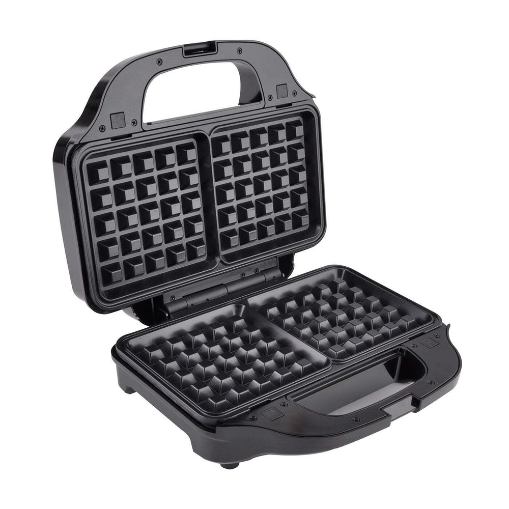 Healthy Choice Sandwich Press w/ 3 Interchangeable Plates Incl Toasties &amp; Waffles