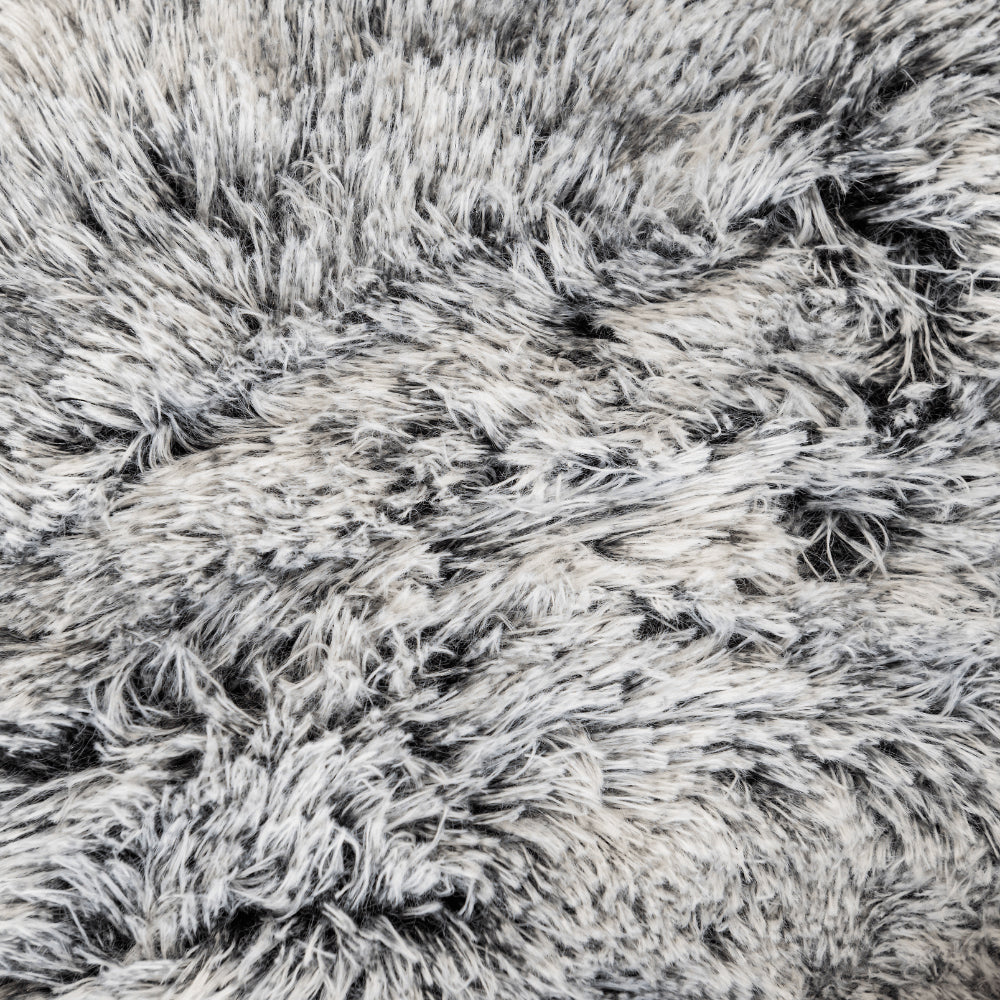 Superior Pet Goods 80x80cm Curl Up Cloud Calming Dog Bed - Grey