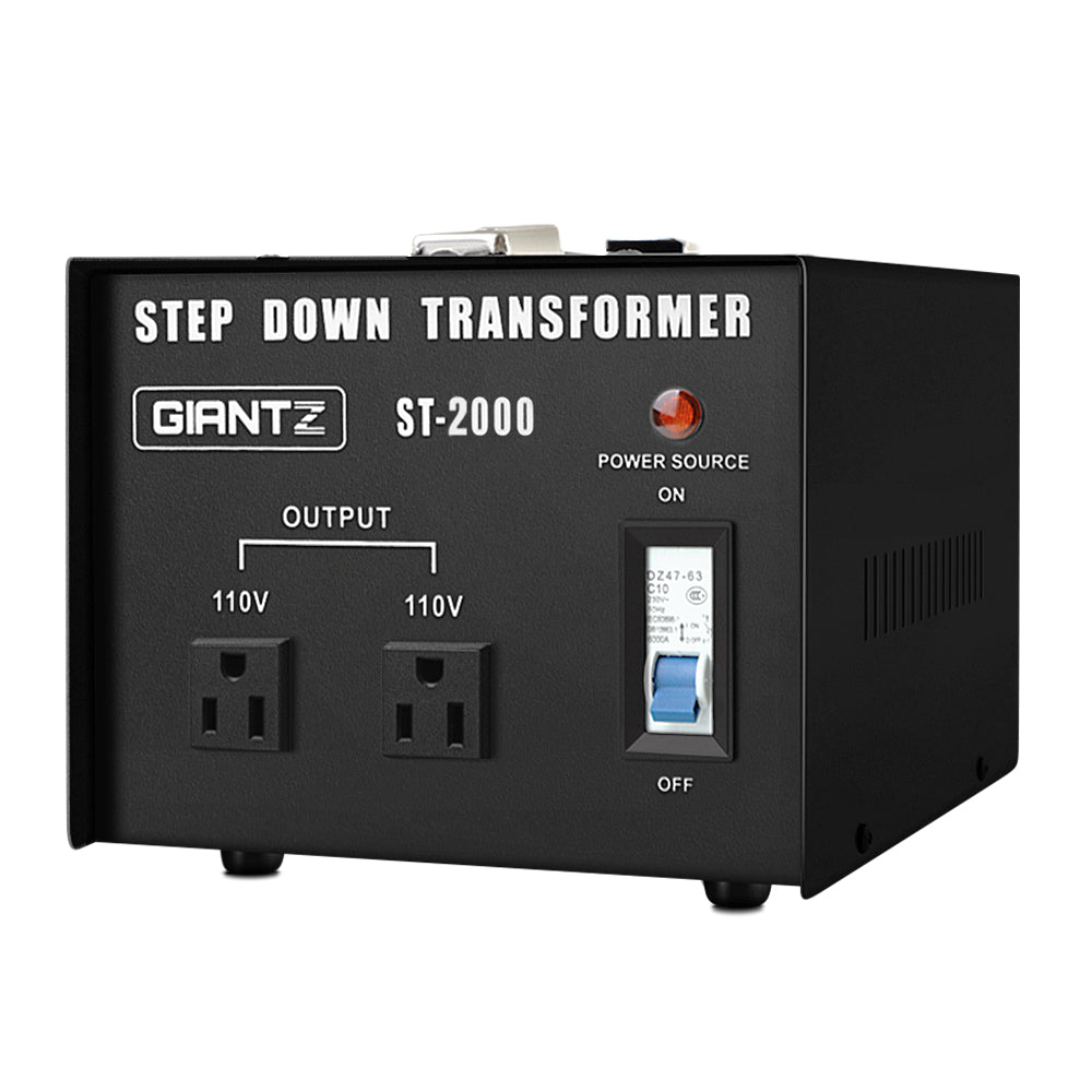Giantz 2000W 240V TO 110V Stepdown Voltage Converter AU-US