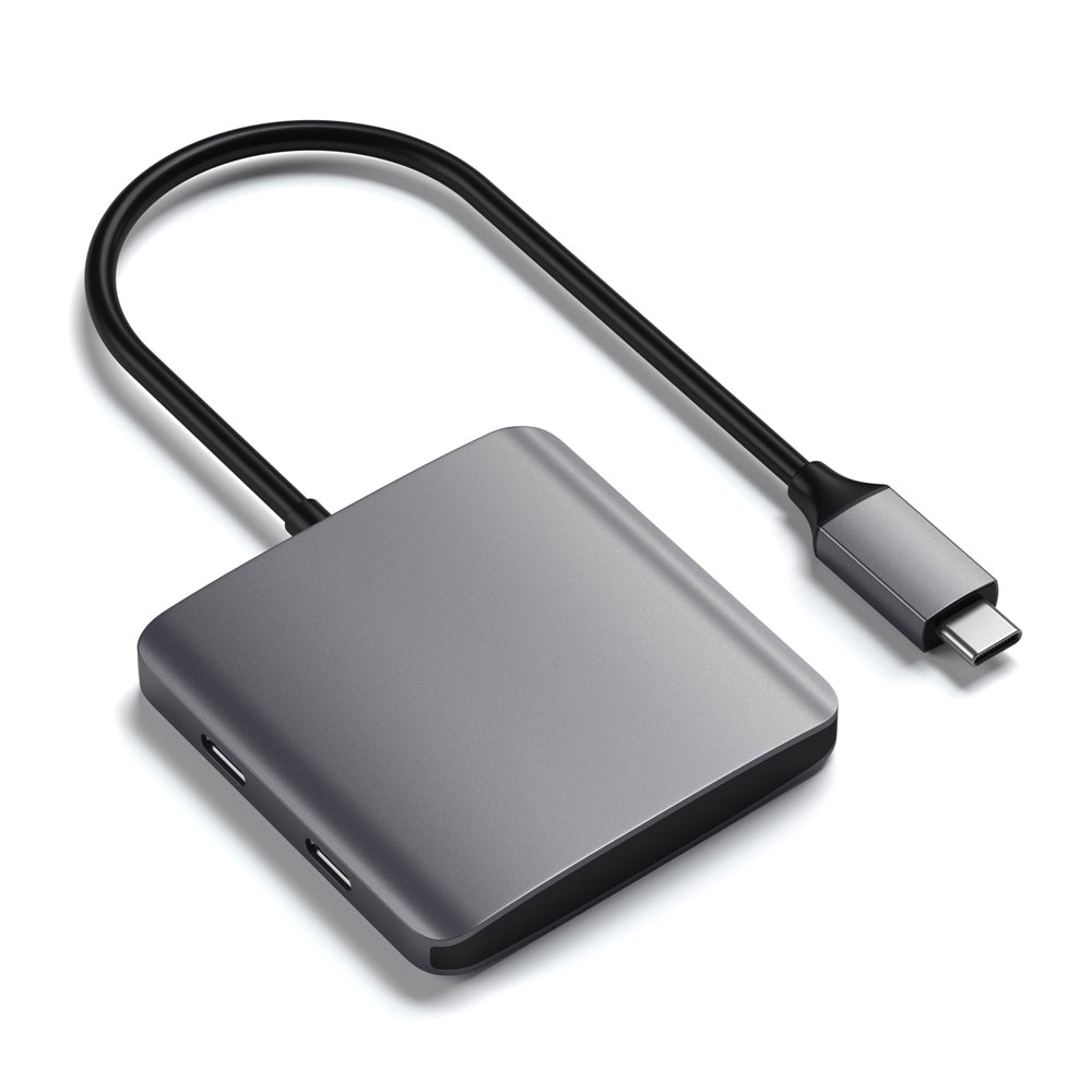 Satechi Aluminium 4 Port USB-C Hub (Space Grey)