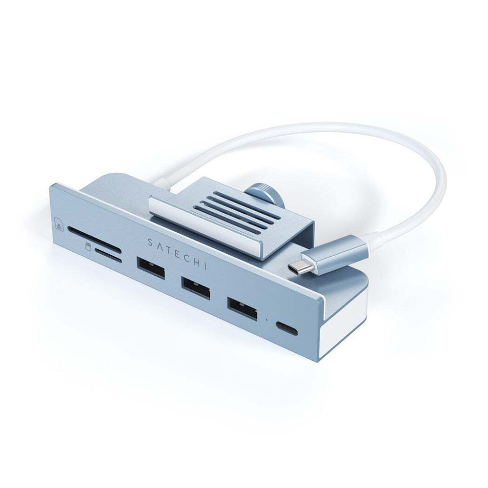 Satechi USB-C Clamp Hub For 24&quot; iMac Blue