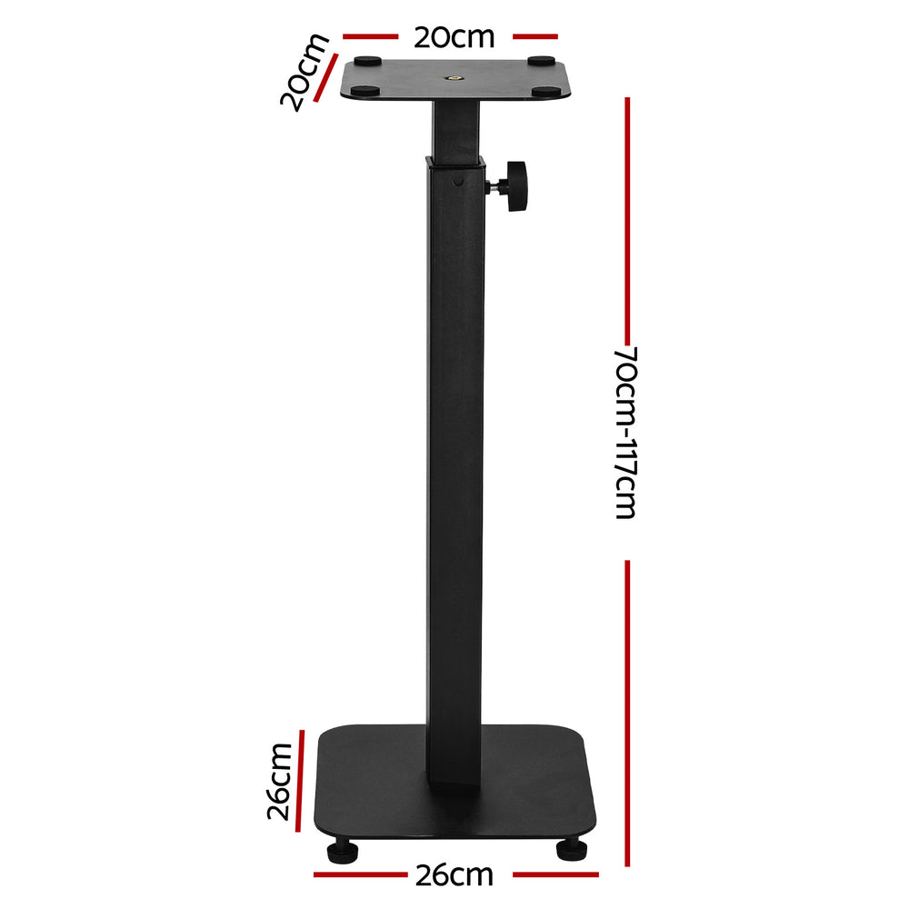 Alpha Speaker Stand 70-117cm Adjustable 2pcs